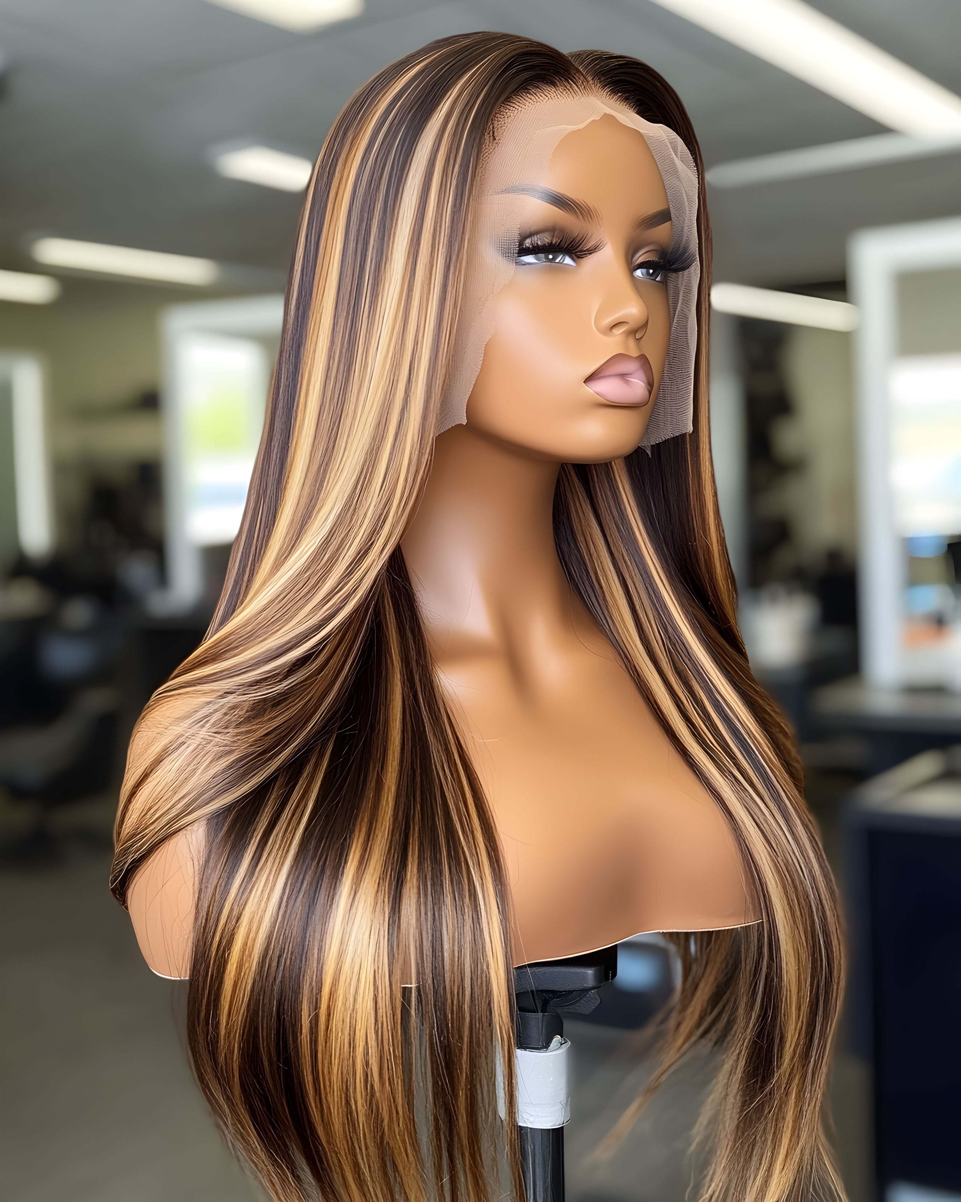 13x4 Highlight Colored Wig (200% Density)