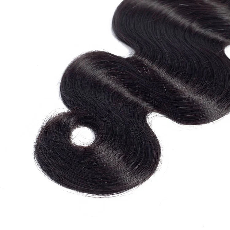 {15A 3Pcs} Body Wave Raw Human Hair 3 Bundles/pack 15A Grade
Natural Black
