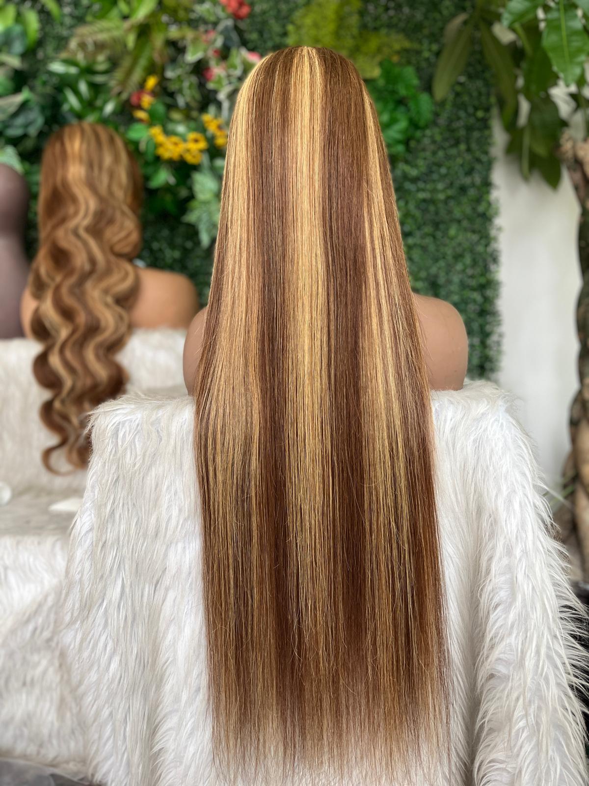 13x4 Highlight Colored Wig (200% Density)