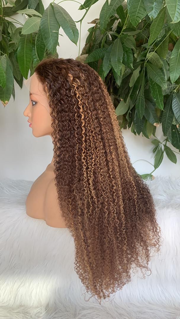 13x4 Highlight Colored Wig (200% Density)